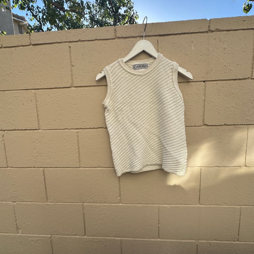 Carlisle Kids Cream Tank Top